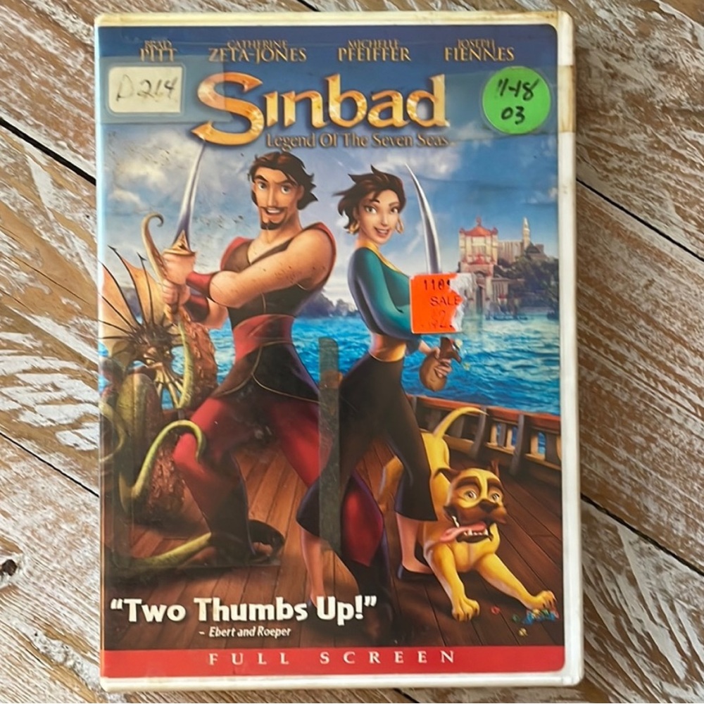 3/$15 u pick dvds📀or 1 for $9~ Sinbad, Legend of the 7 Seas